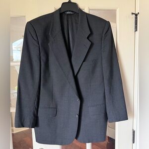 VTG Burberry Charcoal Men's Blazer Saks 5th Avenue